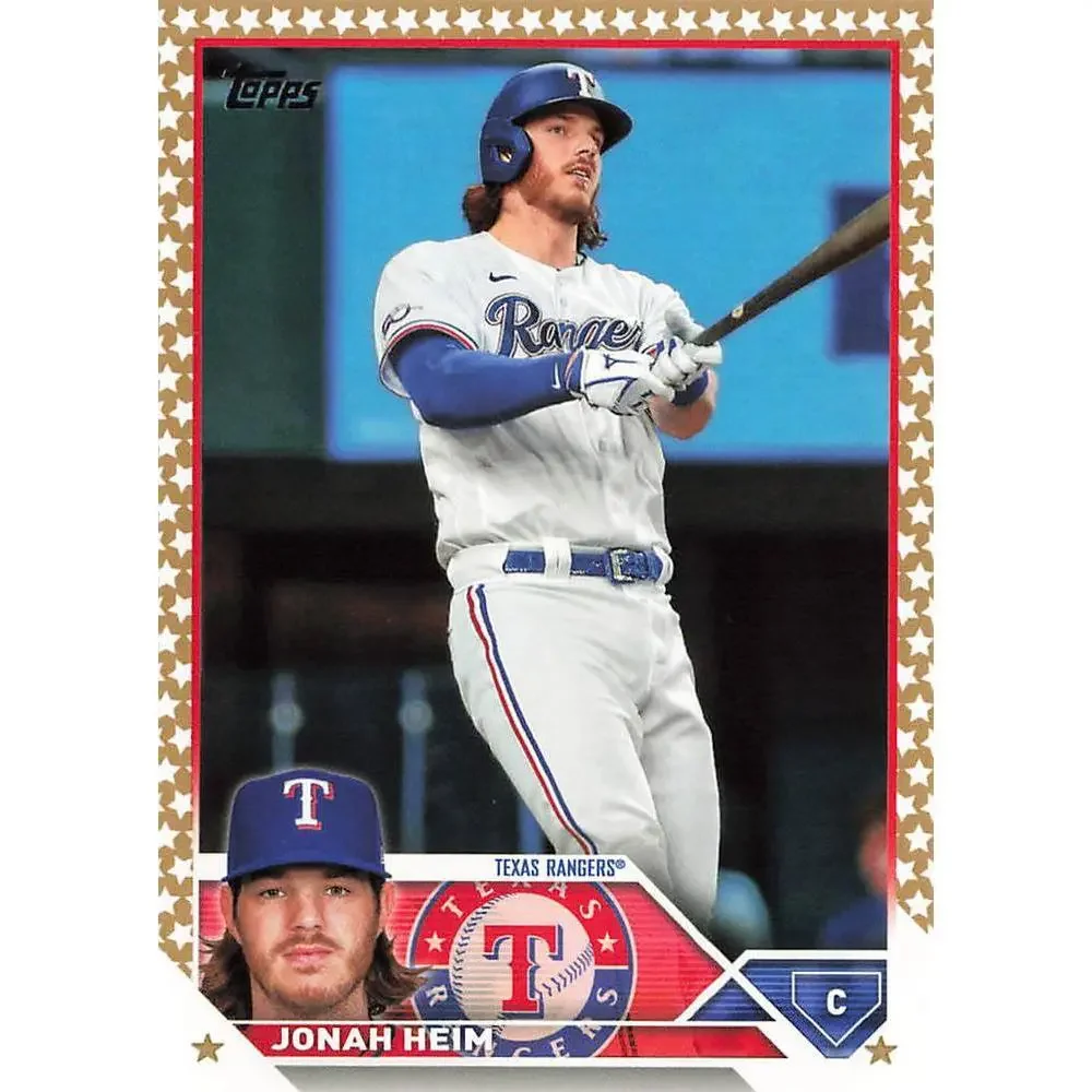 2023 Topps Gold Star Jonah Heim #141 Texas Rangers